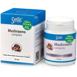 Ειδικό Συμπλήρωμα Διατροφής Smile Mushrooms Complete - 120 κάψουλες