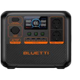 Bluetti Power Station AC70P 864Wh - Μαύρο