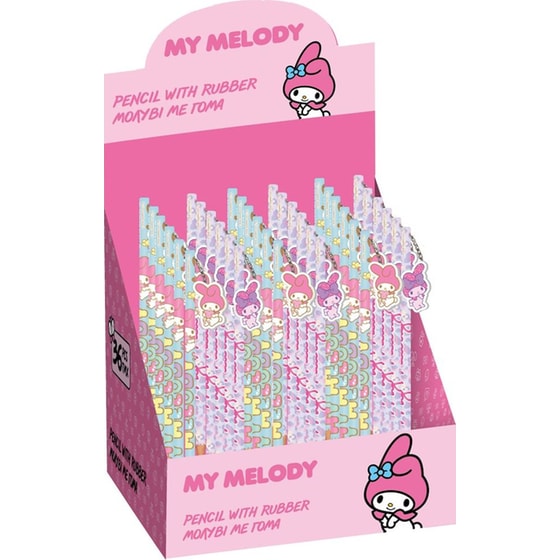 Μολύβι Διακάκης με Γόμα HB2 My Melody (1 Τεμάχιο) - Τυχαία Επιλογή Σχεδίου image 0