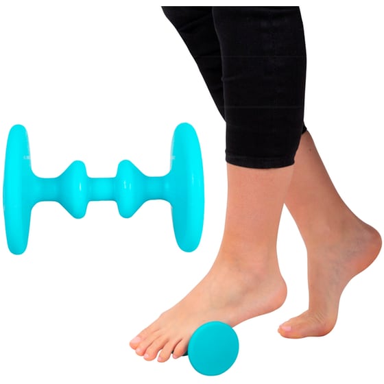 Foam Roller InSportline Emms Foot Massager 8x8x11 cm - Μπλε image 1