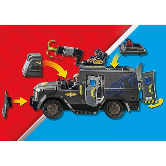 PLAYMOBIL® City Action Θωρακισμένο Όχημα Ειδικών Δυνάμεων (71144) image 1