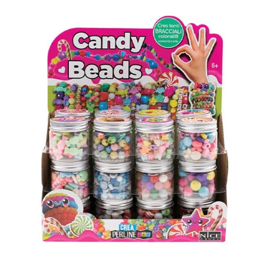 Graffiti Κοσμήματα Βαζάκι με Χάντρες (Διάφορα Σχέδια) 1τμχ image 0