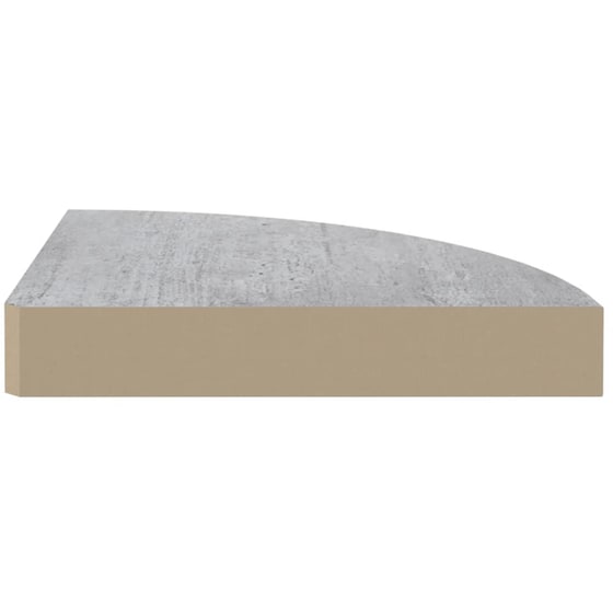 Ράφια Τοίχου VidaXL από MDF 25x25x3.8 cm 4 Τμχ - Γκρι image 3