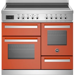 BERTAZZONI PRO105I3EART 58 / 46 / 17 Lt Πορτοκαλί Επαγωγική Ηλεκτρική Κουζίνα