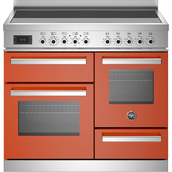 BERTAZZONI PRO105I3EART 58 / 46 / 17 Lt Πορτοκαλί Επαγωγική Ηλεκτρική Κουζίνα image 0