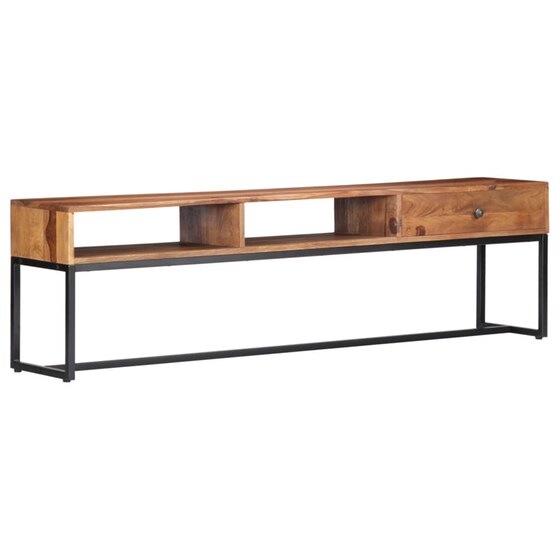 Έπιπλο Τηλεόρασης VidaXL Ξύλινο/Μεταλλικό 160x30x45cm - Καφέ/Μαύρο image 8