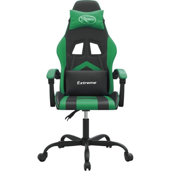 Καρέκλα Gaming VIDAXL 349594 από Τεχνητό Δέρμα - Μαύρο image 1