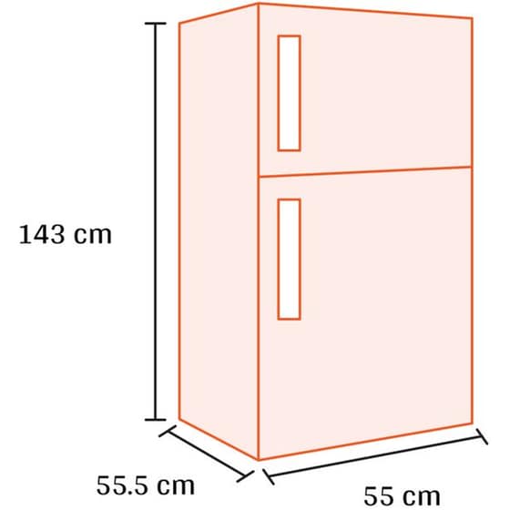 INDESIT I55T0 412W 206 Lt Δίπορτο Ψυγείο image 1