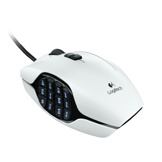 Gaming Mouse Logitech G600 MMO Λευκό image 1