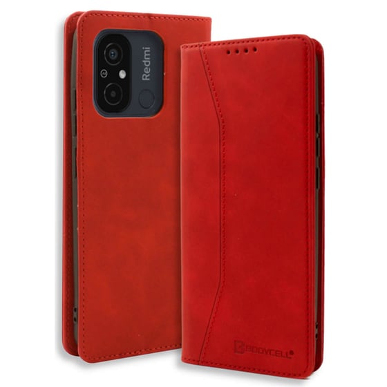 Θήκη Πορτοφόλι Xiaomi Redmi 12C - Bodycell - Κόκκινο image 0