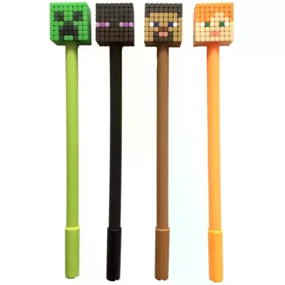 Στυλό Διαρκείας Puckator Minecraft Μαύρο (1 Τεμάχιο) image 0