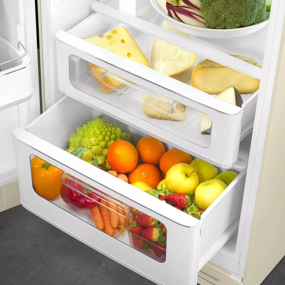 SMEG FAB30LCR6 294 Lt Μπεζ Δίπορτο Ψυγείο image 5