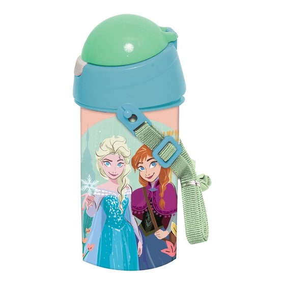 Παγούρι Gim Πλαστικό Fd Frozen 500 ml Μπεζ image 1