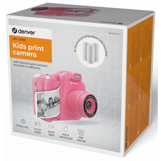 Instant Camera Denver KPC-1370P - Ροζ image 9
