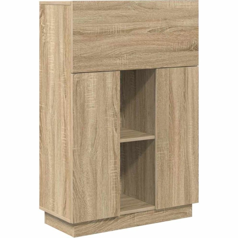 Γραφείο VidaXL από Επεξεργασμένο Ξύλο 71,5x31,5x106,5 cm - Sonoma Δρυς
