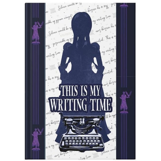 Σημειωματάριο Flexi Διακάκης Wednesday - 14x20cm image 1