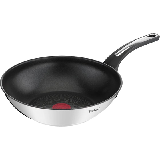 Τηγάνι Wok TEFAL EMOTION E30019 από Ανοξείδωτο Ατσάλι 28 cm image 0