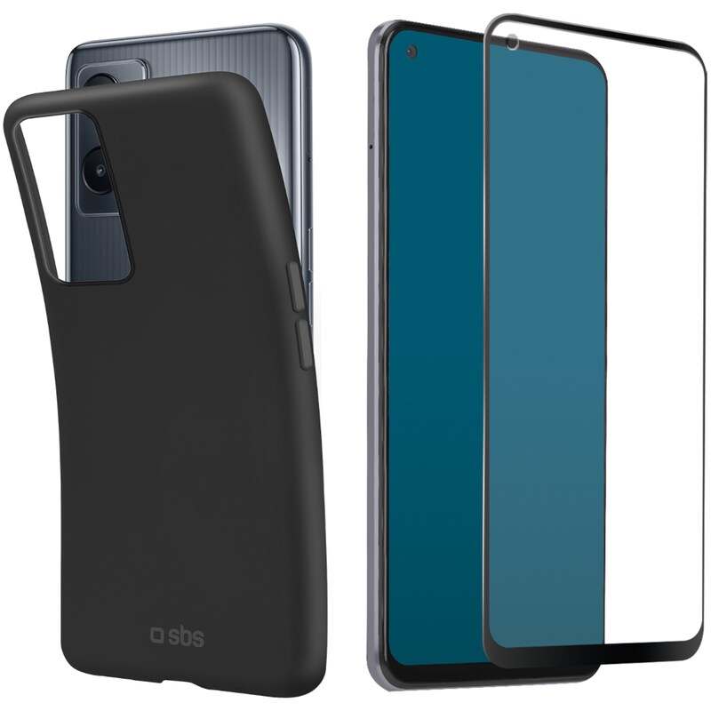 Θήκη Προστασία οθόνης Realme 9i - Sbs bundle - Black