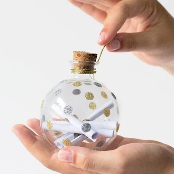 Χριστουγεννιάτικο Στολίδι Milestone Γυάλινο 1 Τμχ - Μπάλα image 0