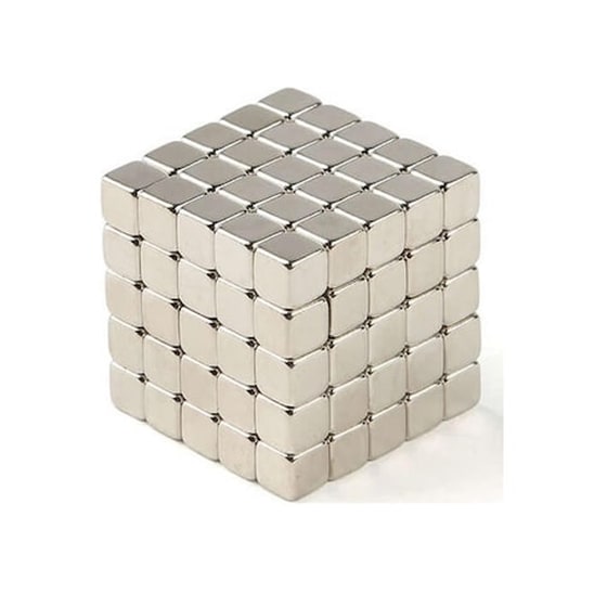 Μαγνητικός Κύβος 5mm Σετ 125 Τεμαχίων - Fidget Magnetic Cubes image 0