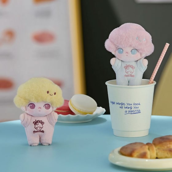Λούτρινο Μπρελόκ Pop Mart Dimoo Crush on Coffee Series Blind Box image 1