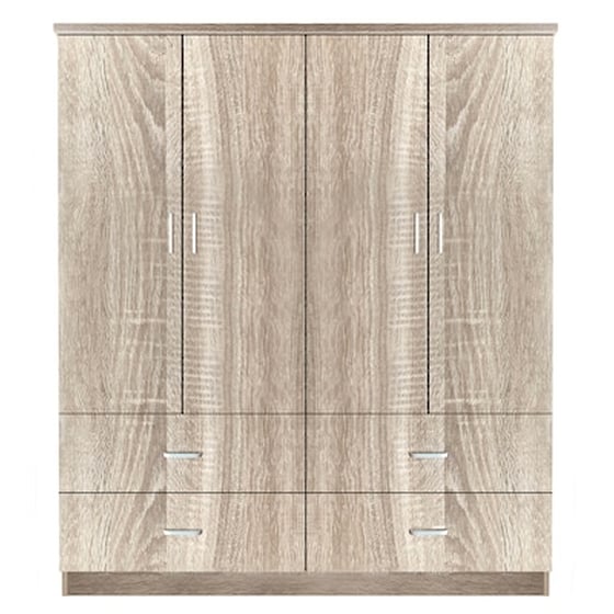 Ντουλάπα Amazon Lily Φυσικό Χρώμα 160x50x180cm image 0