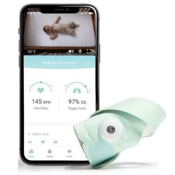 Baby Monitor Owlet Smart Sock 3 Original - Mint image 2