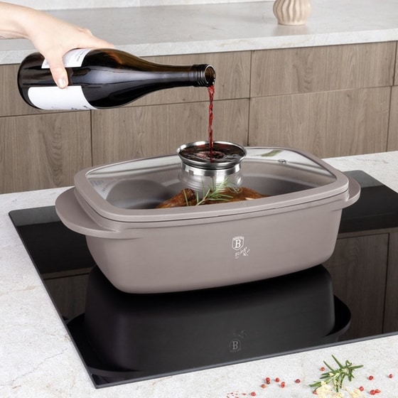 BERLINGER HAUS BH-8778 Μαντεμένια Γάστρα 32 cm 6 L Μπεζ image 3