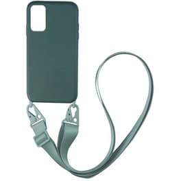 Θήκη Samsung Galaxy A03s - Sonique Carryhang Liquid Silicone Strap - Πράσινο