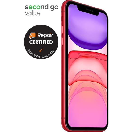 Μεταχειρισμένο Apple iPhone 11 64GB Product Red second go value Certified by iRepair image 2