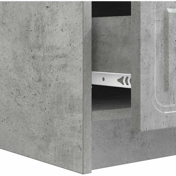 Έπιπλο Τηλεόρασης VidaXL 147x34.5x27 cm - Γκρι Σκυροδέματος image 8
