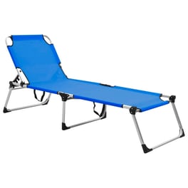 Ξαπλώστρα Κήπου Vidaxl από Αλουμίνιο 210x70x39.5 cm - Μπλε