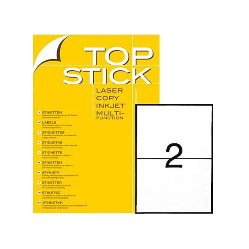 TOPSTICK Topstick 8718 - Αυτοκόλλητες Ετικέτες (210x148,5mm)