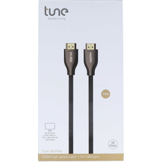 Καλώδιο Tune TechFlex High Speed HDMI 2.1 Male σε HDMI Male - 1.5m image 1