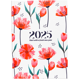 Ημερολόγιο Ημερήσιο Coolbee 2025 Blooming Flower 11x16.5cm