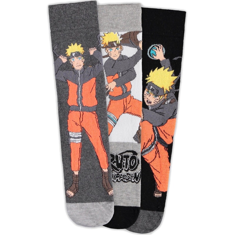 Κάλτσες Difuzed Naruto Mens (3-Pack) 43-46