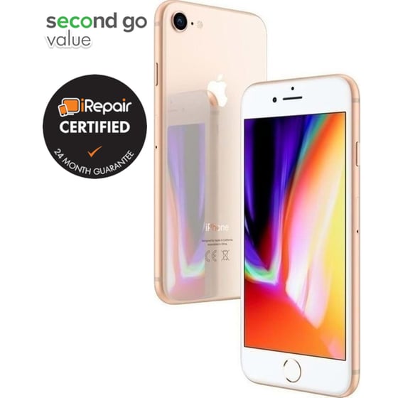 Μεταχειρισμένο Apple iPhone 8 64GB Gold second go value Certified by iRepair image 4