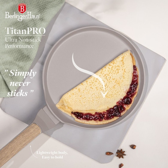 Αντικολλητικό Τηγάνι για Pancakes BERLINGER HAUS Taupe Collection BH-8329 25 cm Μπεζ image 2