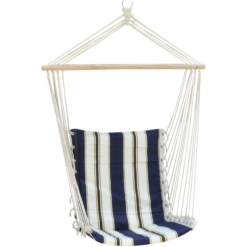 Αιώρα Κάθισμα Κρεμαστή Escape από Ύφασμα 100x50cm - Μπλε/Λευκή ESCAPE