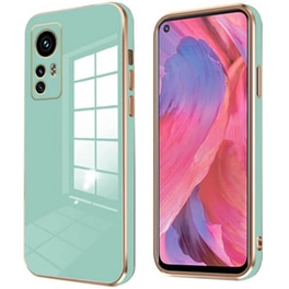 Θήκη Σιλικόνης Xiaomi 12 / 12X - Bodycell Gold Plated - Πράσινο