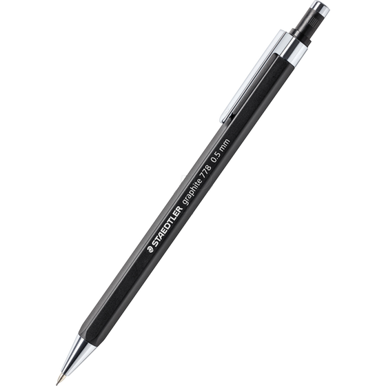 Μηχανικό Μολύβι Staedtler Graphite 778 Με Γόμα 0.5 Μαύρο image 0
