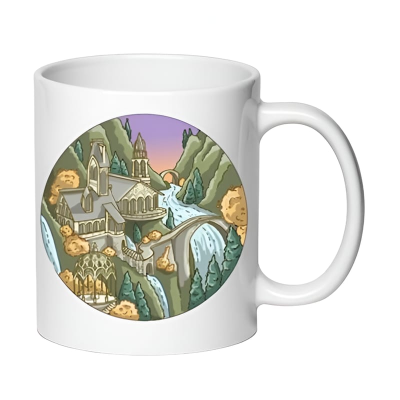 Κούπα The Lord of The Rings Νo9 Κεραμική 330 ml - Λευκό