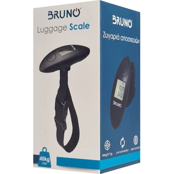 Bruno Ψηφιακή Ζυγαριά Αποσκευών BRN-0075 έως 40kg - Μαύρη image 4