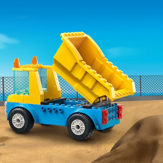 LEGO® City Construction Trucks and Wrecking Ball Crane (60391) image 5