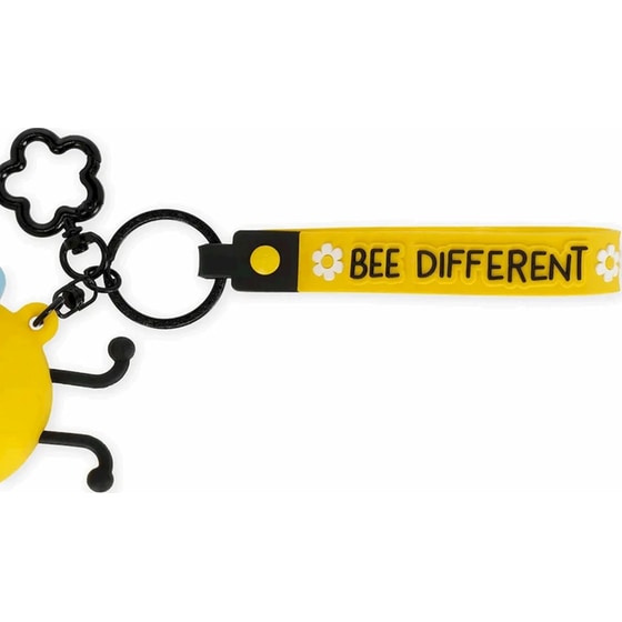 Κασετίνα Σιλικόνης Legami Mini Kawaii με Μπρελόκ Bee image 3