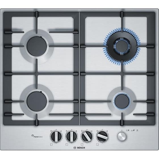 Bosch Serie 6 Pch6a5m90 Hob Stainless Steel Built-in Gas 4 Zone(s) image 0