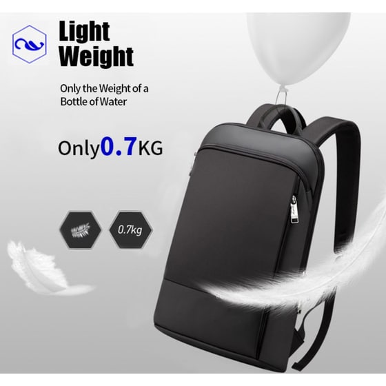 Τσάντα Laptop Bopai 61-85011 17" Αδιάβροχη - Μαύρο image 6