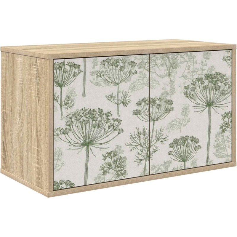 Έπιπλο Τηλεόρασης VidaXL GOTHA Επιτοίχιο 69 x 33 x 40 cm - Sonoma Δρυς