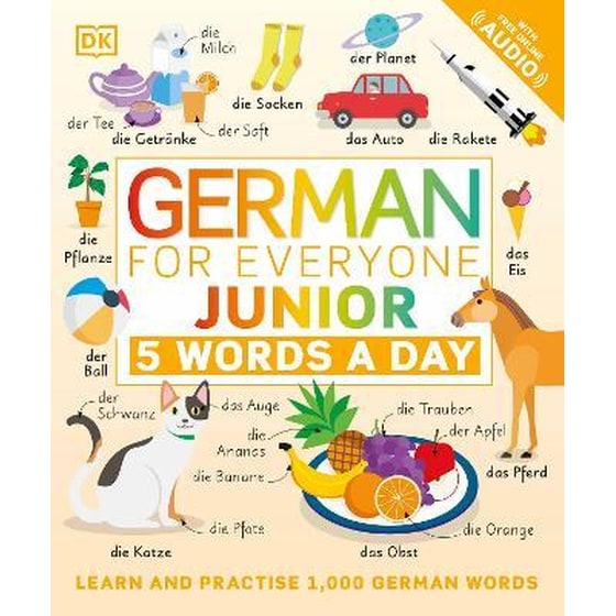 German for Everyone Junior 5 Words a Day image 0
