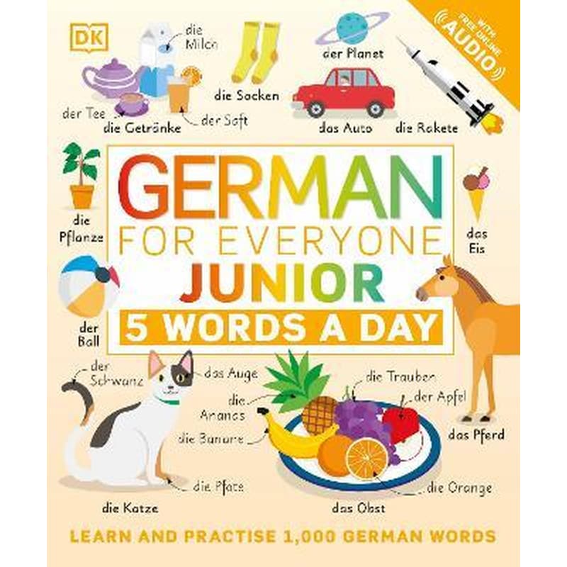 German for Everyone Junior 5 Words a Day